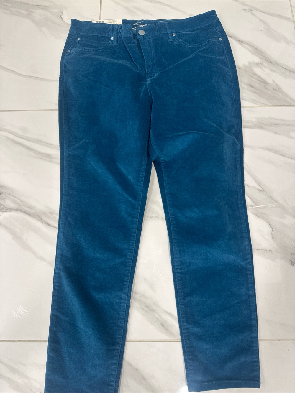 Teal Blue Corduroy Pants